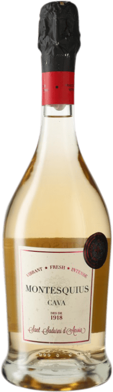 49,95 € Kostenloser Versand | Rosé Sekt Cava Montesquius Rosé Doré D.O. Cava Spanien Flasche 75 cl