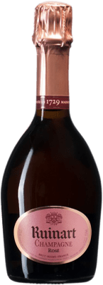 74,95 € Envío gratis | Espumoso rosado Ruinart Rosé Brut A.O.C. Champagne Champagne Francia Pinot Negro, Chardonnay Media Botella 37 cl