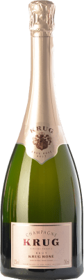 516,95 € 免费送货 | 玫瑰气泡酒 Krug Rosé 香槟 A.O.C. Champagne 香槟酒 法国 Pinot Black, Chardonnay, Pinot Meunier 瓶子 75 cl