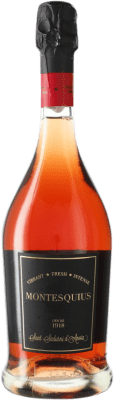 25,95 € Free Shipping | Rosé Sparkling Wine Cava Montesquius Brut Nature Rosé Grand Reserve — Long Barrel-Aged D.O. Cava Spain Monastrell, Pinot Noir, Trepat Bottle 75 cl