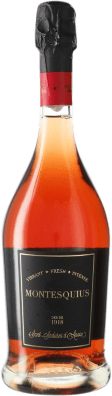 25,95 € Kostenloser Versand | Rosé Sekt Cava Montesquius Brut Nature Rosé Große Reserve — Lange Reifung D.O. Cava Spanien Monastrell, Pinot Noir — Spätburgunder, Trepat Flasche 75 cl