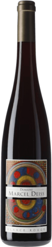 23,95 € Бесплатная доставка | Красное вино Marcel Deiss Rouge A.O.C. Alsace Эльзас Франция Pinot Black Органический бутылка 75 cl