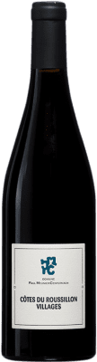 39,95 € Free Shipping | Red wine Meunier-Centernach Rouge A.O.C. Côtes du Roussillon Languedoc-Roussillon France Syrah, Grenache, Carignan, Grenache Hairy Bottle 75 cl