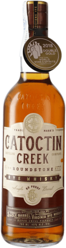 47,95 € Envío gratis | Whisky Blended Catoctin Rye Estados Unidos 70 cl