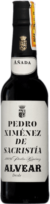 22,95 € Kostenloser Versand | Verstärkter Wein Alvear Sacristía D.O. Montilla-Moriles Spanien Pedro Ximénez Halbe Flasche 37 cl