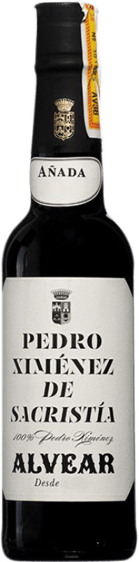 22,95 € Envio grátis | Vinho fortificado Alvear Sacristía D.O. Montilla-Moriles Espanha Pedro Ximénez Meia Garrafa 37 cl