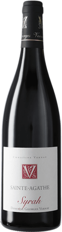 52,95 € Envio grátis | Vinho tinto Georges-Vernay Sainte-Agathe A.O.C. Côtes du Rhône França Syrah Garrafa 75 cl