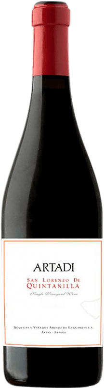 82,95 € 免费送货 | 红酒 Artadi San Lorenzo de Quintanilla D.O.Ca. Rioja 西班牙 Tempranillo 瓶子 75 cl
