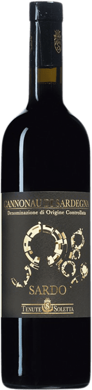 14,95 € Envio grátis | Vinho tinto Tenuta Soletta Sardo I.G.T. Sardegna Sardenha Itália Cannonau Garrafa 75 cl