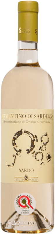 11,95 € Бесплатная доставка | Белое вино Tenuta Soletta Sardo I.G.T. Sardegna Sardegna Италия Vermentino бутылка 75 cl