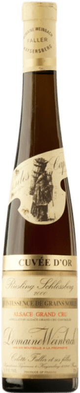 342,95 € Envio grátis | Vinho branco Weinbach Schlossberg Quintessence S.G.N. A.O.C. Alsace Alsácia França Riesling Meia Garrafa 37 cl