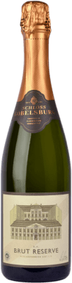 39,95 € Envio grátis | Espumante branco Schloss Gobelsburg Sekt Brut Reserva I.G. Kamptal Kamptal Áustria Pinot Preto, Riesling, Grüner Veltliner Garrafa 75 cl