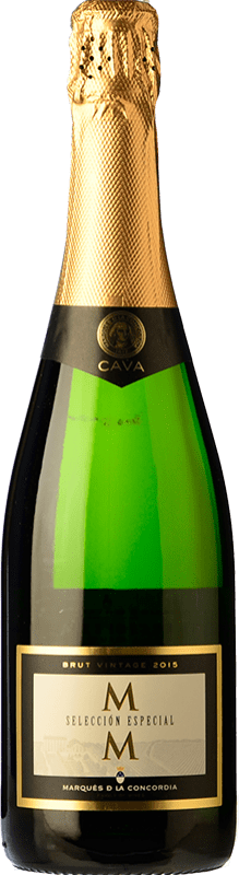 6,95 € 免费送货 | 白起泡酒 Marqués de Monistrol Brut — 起泡酒 干型 甄选, 特别 D.O. Cava 西班牙 Macabeo — 马卡贝奥, Xarel·lo — 哈雷洛, Parellada — 帕雷利亚达 瓶装 75 cl
