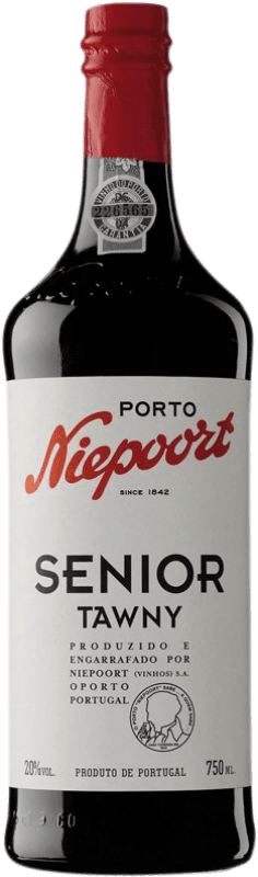 29,95 € Spedizione Gratuita | Vino Rosso Niepoort Senior Tawny I.G. Porto porto Portogallo Touriga Franca, Touriga Nacional, Tinta Roriz 75 cl