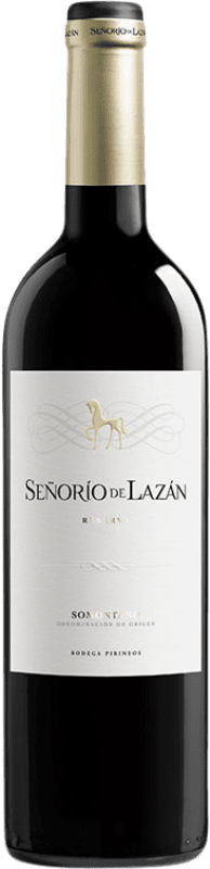 16,95 € Kostenloser Versand | Rotwein Pirineos Señorío de Lazán Reserve D.O. Somontano Aragón Spanien Flasche 75 cl