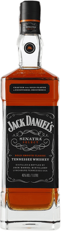 156,95 € Envío gratis | Whisky Bourbon Jack Daniel's Sinatra Select Tennessee Estados Unidos Botella 1 L