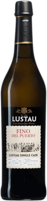37,95 € 送料無料 | 酒精強化ワイン Lustau El Puerto Single Cask — シングルバレル, Fino — フィノ D.O. Jerez-Xérès-Sherry アンダルシア スペイン Palomino Fino ミディアムボトル 50 cl