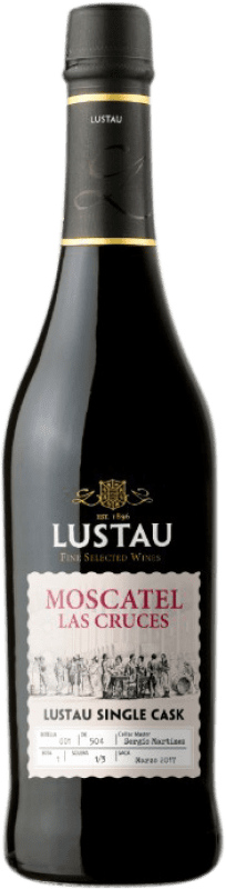 69,95 € Бесплатная доставка | Крепленое вино Lustau Single Cask Las Cruces D.O. Jerez-Xérès-Sherry Андалусия Испания Muscat бутылка Medium 50 cl