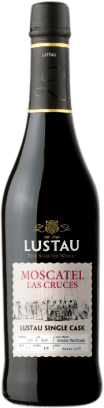 69,95 € Бесплатная доставка | Креплёное вино Lustau Las Cruces Single Cask — Одна бочка D.O. Jerez-Xérès-Sherry Андалусия Испания Moscatel — Мускат Средняя бутылка 50 cl