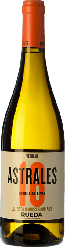 16,95 € Бесплатная доставка | Белое вино Astrales Sobre Lías Finas D.O. Rueda Кастилия-Леон Испания Verdejo бутылка 75 cl