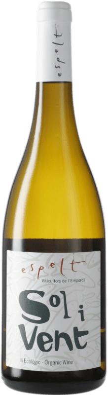 8,95 € Envío gratis | Vino blanco Espelt Sol i Vent Blanc D.O. Empordà Cataluña España Syrah, Garnacha, Monastrell Botella 75 cl
