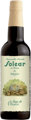15,95 € Free Shipping | Fortified wine Barbadillo Solear en Rama D.O. Manzanilla-Sanlúcar de Barrameda Sanlucar de Barrameda Spain Palomino Fino Half Bottle 37 cl