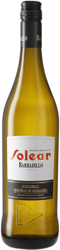 17,95 € Spedizione Gratuita | Vino Liquoroso Barbadillo Solear D.O. Manzanilla-Sanlúcar de Barrameda Sanlúcar de Barrameda Spagna Palomino Fino Bottiglia 75 cl