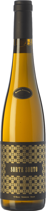 45,95 € Envio grátis | Vinho Branco Rafael Palacios Sortes Souto VT Vendimia Tardía — Vindima Tardia D.O. Valdeorras Galiza Espanha Godello Garrafa Medium 50 cl