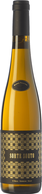 68,95 € Free Shipping | White wine Rafael Palacios Sortes Souto Vendimia Tardia D.O. Valdeorras Galicia Spain Godello Medium Bottle 50 cl