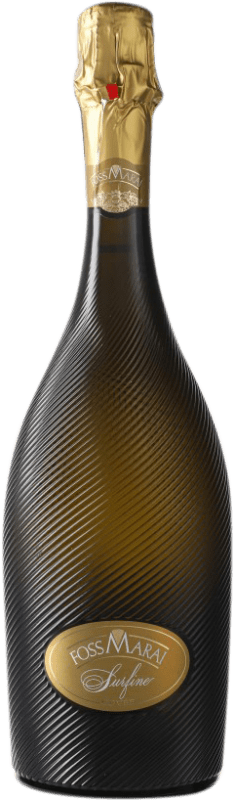 19,95 € Бесплатная доставка | Белое игристое вино Foss Marai Surfine Brut — брют Cuvée I.G.T. Veneto Венето Италия Prosecco — Просекко Бутылка 75 cl