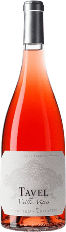 17,95 € Envio grátis | Vinho rosé Tardieu-Laurent Tavel Vieilles Vignes A.O.C. Côtes du Rhône França Syrah, Grenache, Cinsault Garrafa 75 cl