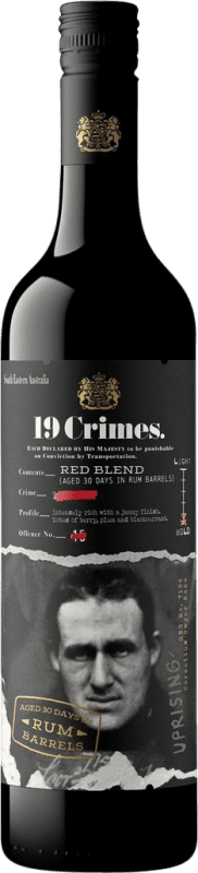 19,95 € 免费送货 | 红酒 19 Crimes The Uprising I.G. Southern Australia 南澳大利亚 澳大利亚 瓶子 75 cl