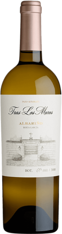 54,95 € 免费送货 | 白酒 Pazo de Señorans Tras Los Muros D.O. Rías Baixas 加利西亚 西班牙 Albariño 瓶子 75 cl