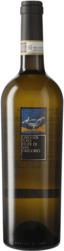 18,95 € Envio grátis | Vinho branco Feudi di San Gregorio Tufo I.G.T. Campania Campania Itália Greco Garrafa 75 cl