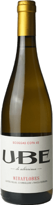 25,95 € Envío gratis | Vino blanco Ramiro Ibañez Ube Miraflores I.G.P. Vino de la Tierra de Cádiz Andalucía España Palomino Fino Botella 75 cl