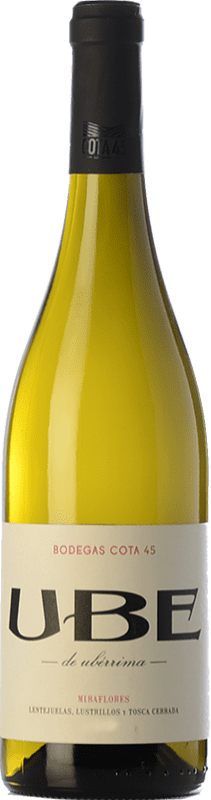 26,95 € Envío gratis | Vino blanco Ramiro Ibañez Ube Miraflores I.G.P. Vino de la Tierra de Cádiz Andalucía España Palomino Fino Botella 75 cl