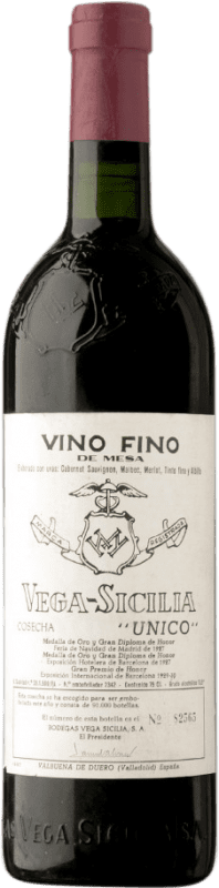 2 247,95 € Free Shipping | Red wine Vega Sicilia Único Grand Reserve 1965 D.O. Ribera del Duero Castilla y León Spain Tempranillo, Cabernet Sauvignon Magnum Bottle 1,5 L