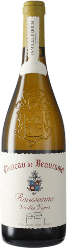 232,95 € 免费送货 | 白酒 Château Beaucastel V.V. A.O.C. Châteauneuf-du-Pape 法国 Roussanne 瓶子 75 cl