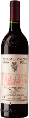 164,95 € Бесплатная доставка | Красное вино Vega Sicilia Valbuena 5º Año Резерв D.O. Ribera del Duero Кастилия-Леон Испания Tempranillo, Merlot, Malbec бутылка 75 cl