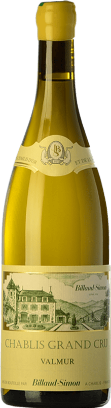 85,95 € 免费送货 | 白酒 Billaud-Simon Valmur A.O.C. Chablis Grand Cru 勃艮第 法国 Chardonnay 瓶子 75 cl