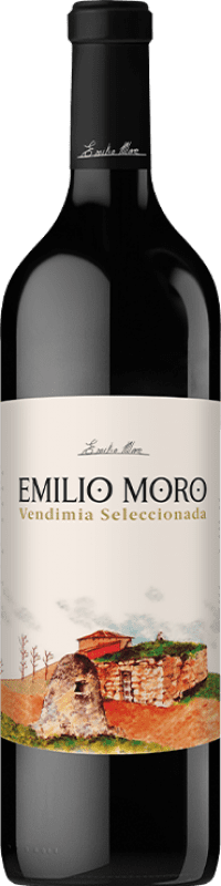 41,95 € 送料無料 | 赤ワイン Emilio Moro Vendimia Seleccionada D.O. Ribera del Duero カスティーリャ・イ・レオン スペイン Tempranillo ボトル 75 cl