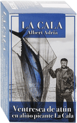 8,95 € Kostenloser Versand | Fischkonserven La Cala Ventresca de Atún Aliño Picante Spanien