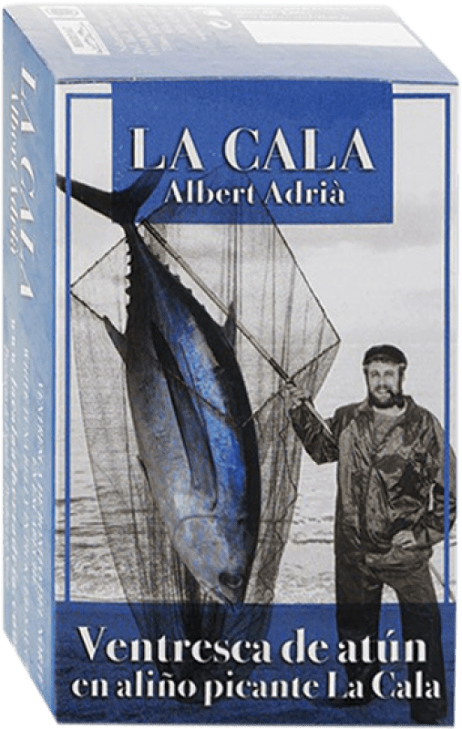 8,95 € Spedizione Gratuita | Conservas de Pescado La Cala Ventresca de Atún Aliño Picante Spagna