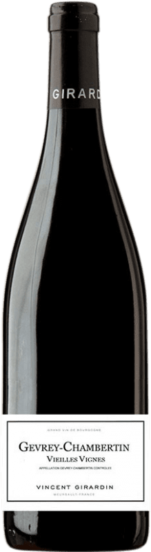 106,95 € Бесплатная доставка | Красное вино Vincent Girardin VV Vieilles Vignes — Старые лозы A.O.C. Gevrey-Chambertin Бургундия Франция Pinot Noir — Пино Нуар Бутылка 75 cl