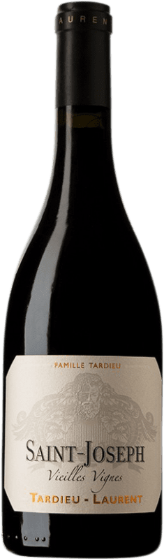 65,95 € 免费送货 | 红酒 Tardieu-Laurent Vieilles Vignes A.O.C. Saint-Joseph 法国 Syrah, Serine 瓶子 75 cl