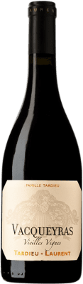 51,95 € Envío gratis | Vino tinto Tardieu-Laurent Vieilles Vignes Crianza A.O.C. Vacqueyras Rhône Francia Syrah, Garnacha Botella 75 cl