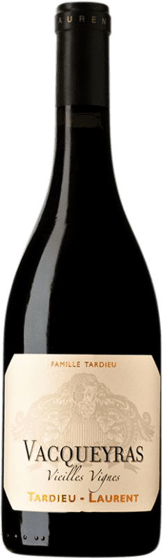 35,95 € 免费送货 | 红酒 Tardieu-Laurent Vieilles Vignes A.O.C. Vacqueyras 法国 Syrah, Grenache 瓶子 75 cl