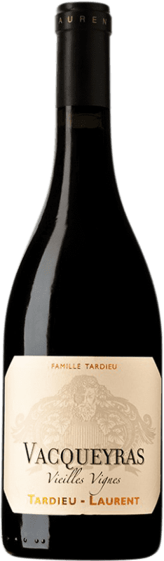 53,95 € Spedizione Gratuita | Vino rosso Tardieu-Laurent Vieilles Vignes Crianza A.O.C. Vacqueyras Rhône Francia Syrah, Grenache Bottiglia 75 cl