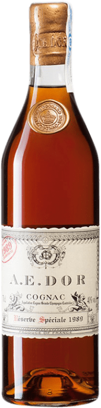 329,95 € Envio grátis | Cognac Conhaque A.E. DOR Vintage A.O.C. Cognac França Garrafa 70 cl