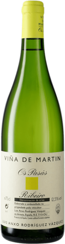 18,95 € Бесплатная доставка | Белое вино Luis Anxo Viña de Martín Os Pasás D.O. Ribeiro Галисия Испания Torrontés, Treixadura, Albariño, Lado бутылка 75 cl